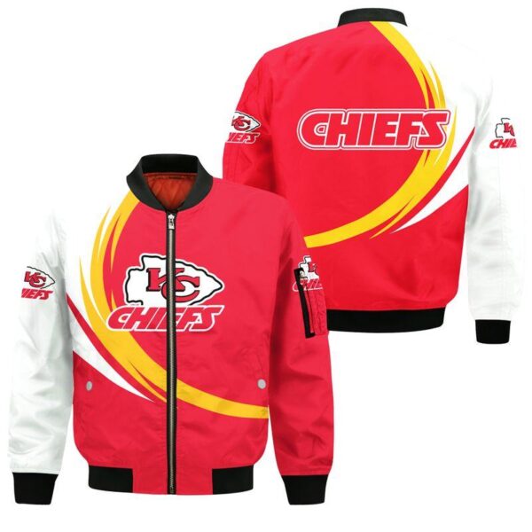 NFL Kansas City Chiefs Bomber Jacket Limited Edition All Over Print