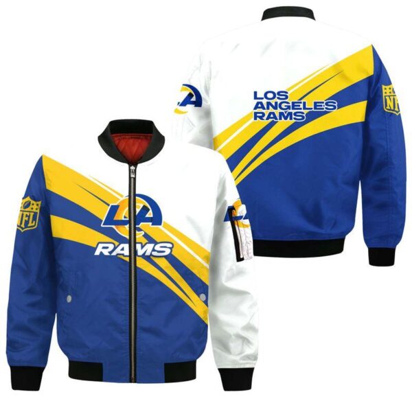 NFL Los Angeles Rams Bomber Jacket Limited Edition All Over Print