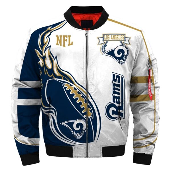 NFL Los Angeles Rams Bomber Jackets For Fans