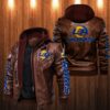NFL Los Angeles Rams Leather Jacket Brown