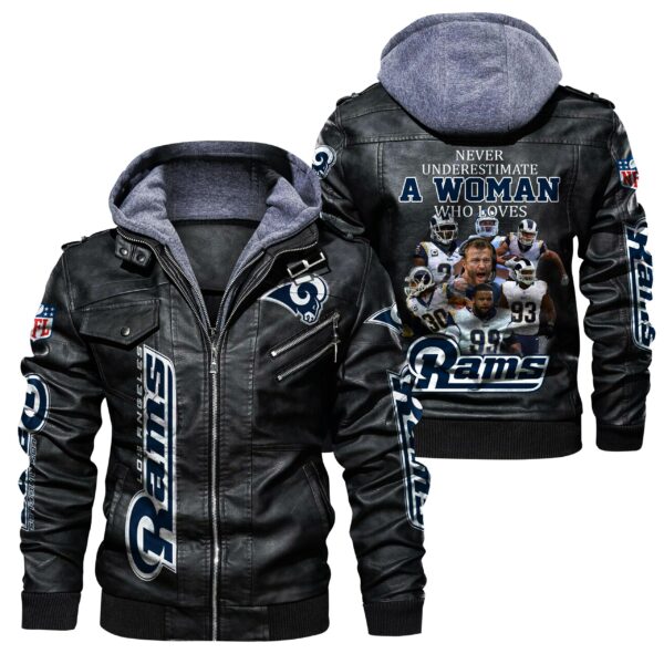 NFL Los Angeles Rams Leather Jacket For Fans 2