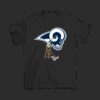 NFL Los Angeles Rams T shirt Snoopy Paints The Logo