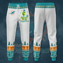 NFL Miami Dolphins Sweatpants funny grinch chrismas For Fans