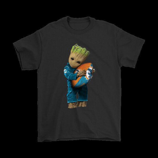NFL Miami Dolphins T shirt 3D Groot I Love