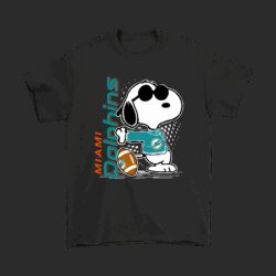 NFL Miami Dolphins T-shirt Joe Cool Snoopy