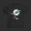 NFL Miami Dolphins T-shirt Snoopy Paints The Logo NFL Miami Dolphins T shirt Snoopy Paints The Logo