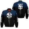 NFL New England Patriots Bomber Jacket Skull Limited Edition All Over Full 3D Print NFL New England Patriots Bomber Jacket Skull Limited Edition All Over Full 3D Print