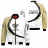 NFL New Orleans Saints Bomber Jacket Limited Edition All Over Print