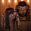 NFL New Orleans Saints Leather Jacket Who Dat