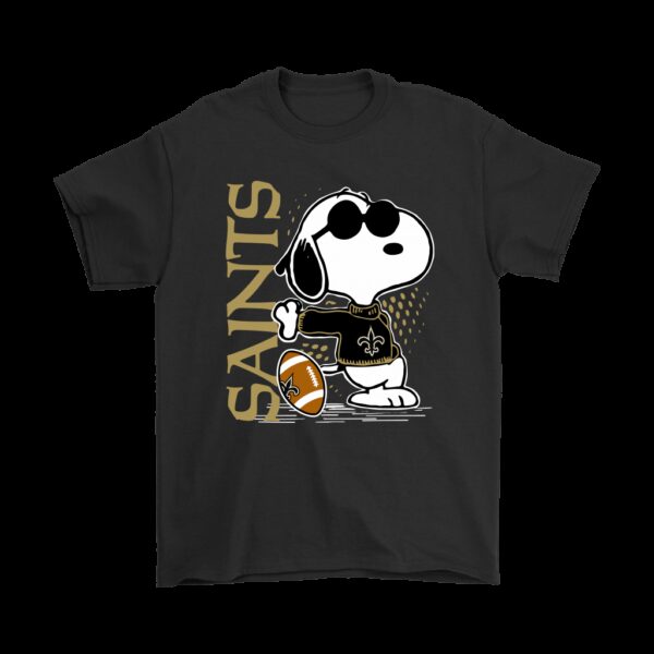 NFL New Orleans Saints T shirt Joe Cool Snoopy