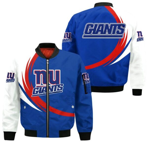 NFL New York Giants Bomber Jacket Limited Edition All Over Print