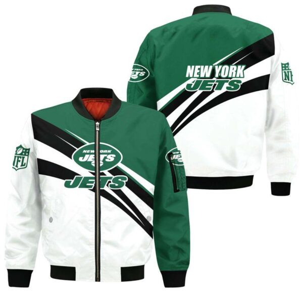 NFL New York Jets Bomber Jacket Limited Edition All Over Print