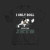 NFL New York Jets T-shirt custom Mickey Mouse I Only Roll With The Jets NFL New York Jets T shirt custom Mickey Mouse I Only Roll With The Jets