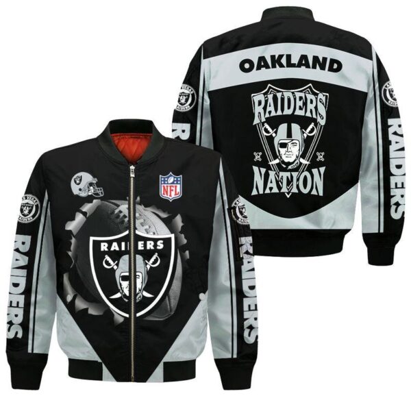 NFL Oakland Raiders Bomber Jacket Limited Edition