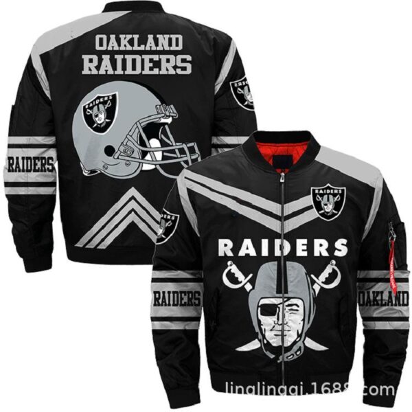 NFL Oakland Raiders Bomber Jackets Cheap For Fans