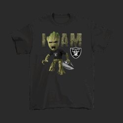 Jacksonville Jaguars Hawaii Shirt Coconut Trees NFL Gift For Fan NFL Oakland Raiders T-shirt Groot I Am