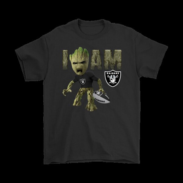 NFL Oakland Raiders T shirt Groot I Am