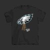 NFL Philadelphia Eagles T shirt Snoopy Paints The Logo