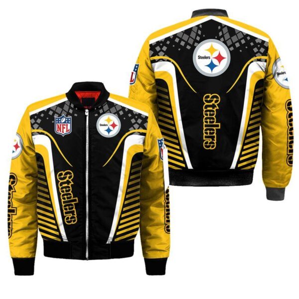 NFL Pittsburgh Steelers Bomber Jacket Limited Edition FgY