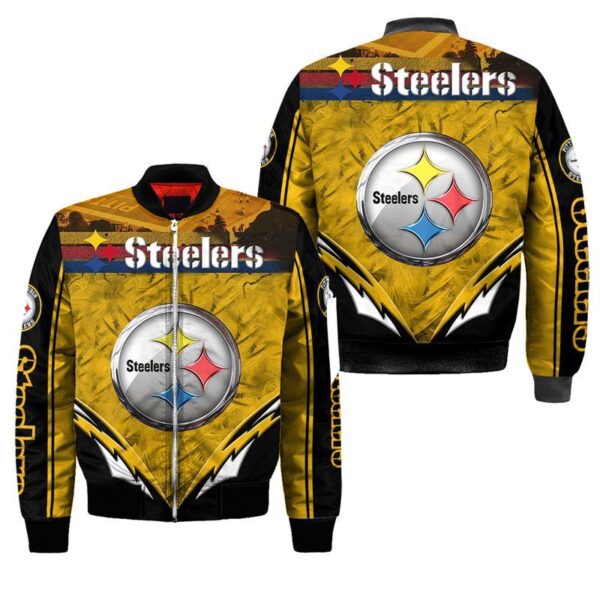NFL Pittsburgh Steelers Bomber Jacket Limited Edition Lff