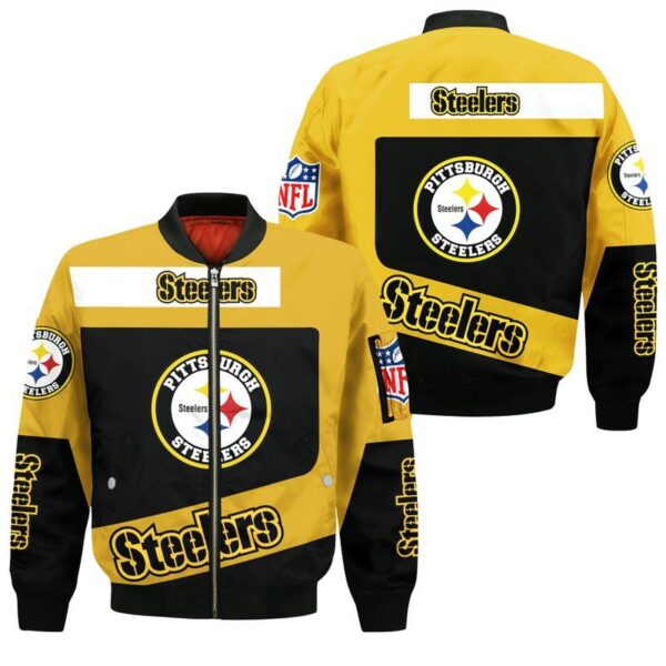 NFL Pittsburgh Steelers Bomber Jacket Limited Edition YHF