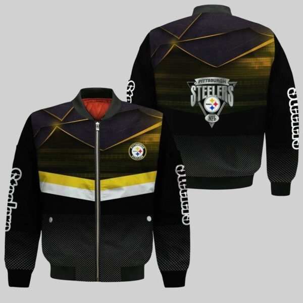 NFL Pittsburgh Steelers Bomber Jacket Limited Edition euK