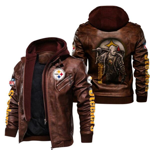 NFL Pittsburgh Steelers Leather Jacket Browns
