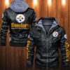 NFL Pittsburgh Steelers Whatever It Takes football Leather Jacket