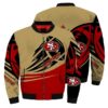 NFL San Francisco 49ers Bomber Jacket Graphic Ultra Balls