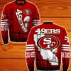 NFL San Francisco 49ers Bomber Jacket Style 2 Winter Coat