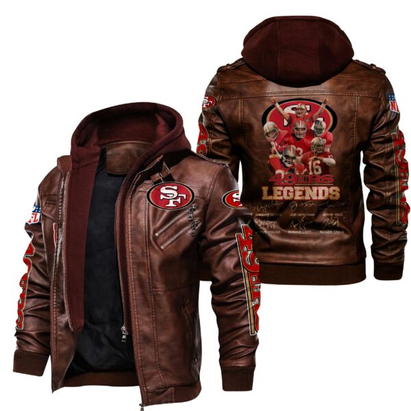 NFL San Francisco 49ers Leather Jacket Legends