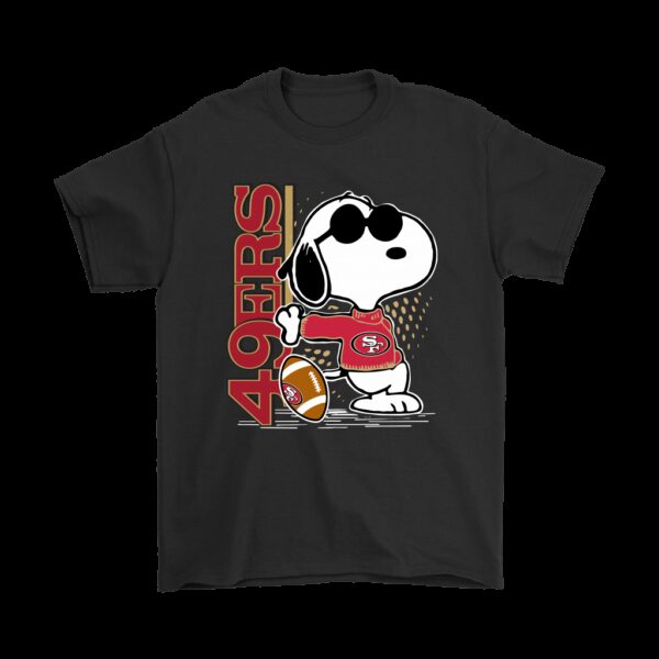 NFL San Francisco 49ers T shirt Joe Cool Snoopy