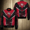 NFL San Francisco 49ers bomber Jacket Lightning Graphic NFL San Francisco 49ers bomber Jacket Lightning Graphic