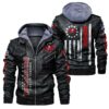 NFL Tampa Bay Buccaneers Leather Jacket Flag American