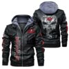 NFL Tampa Bay Buccaneers Skull Death Leather Jacket custom fan