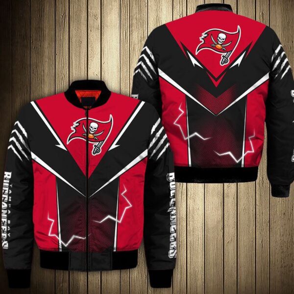 NFL Tampa Bay Buccaneers bomber Jacket Lightning