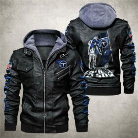 NFL Tennessee Titans From father to son Leather Jacket custom fan