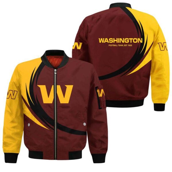 NFL Washington Football Team Bomber Jacket Limited Edition All Over Print