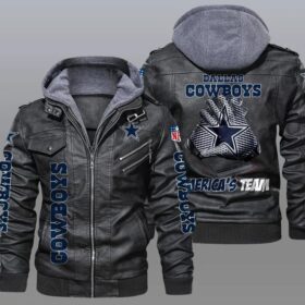 NFL leather jacket Dallas cowboys america s team For Fan