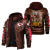 NFl Kansas City Chiefs Leather Jacket Super Bowl Champions