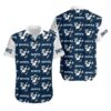 New England Patriots Mickey and Flowers Hawaiian Shirt For Fans
