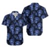 New England Patriots Mystery Skull And Flower Hawaiian Shirt For Fans New England Patriots Mystery Skull And Flower Hawaiian Shirt For Fans