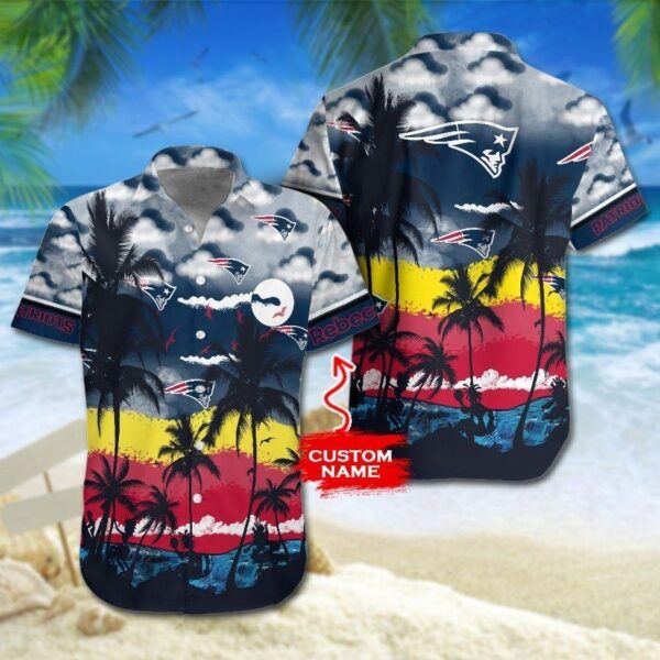 New England Patriots NFL Hawaiian Shirt For Fans 02