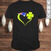 New England Patriots Shamrock Heart St Patricks Day TShirt New England Patriots Shamrock Heart St Patricks Day TShirt