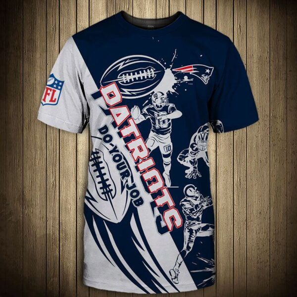 New England Patriots football 3d T shirt Graphic Cartoon player