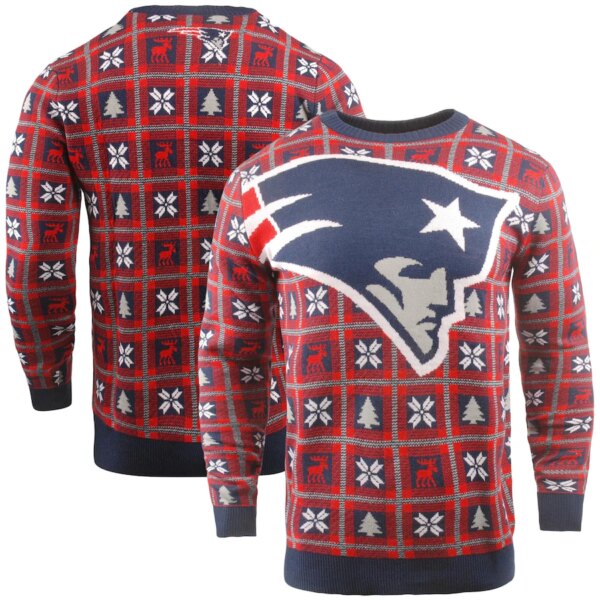 New England Patriots nfl Big Logo Christmas Jumper sweater custom