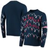New England Patriots nfl Navy Light-Up Ugly Sweater custom for fan New England Patriots nfl Navy Light Up Ugly Sweater custom for fan
