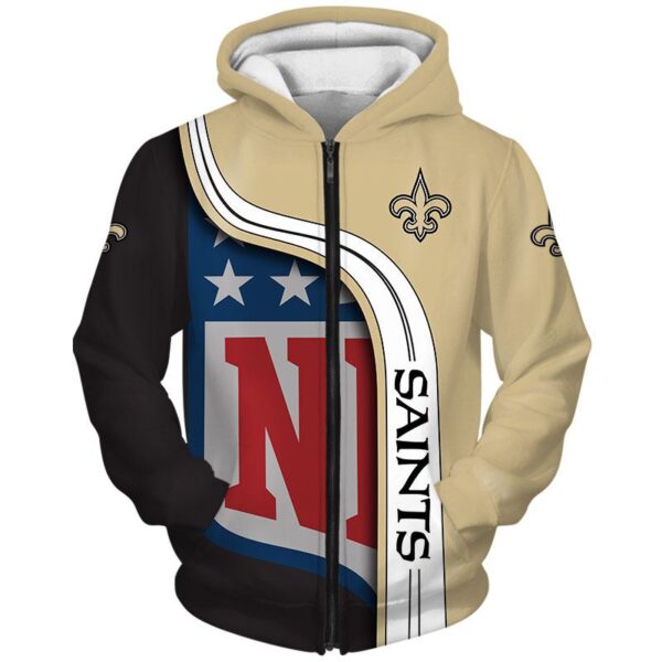 New Orleans Saints Hoodie 3D Pullover NFL For Fans