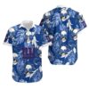 New York Giants Coconut Leaves And Skulls Hawaiian Shirt For Fans New York Giants Coconut Leaves And Skulls Hawaiian Shirt For Fans
