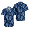 New York Giants Mystery Skull And Flower Hawaiian Shirt For Fans